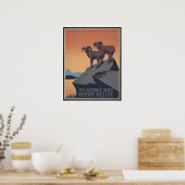 Vintages WPA-Nationales Parkplakat Circa 1940 Poster (Küche)