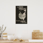 Vintages WPA-Poster für die erweiterte Wissensbibl Poster (Küche)