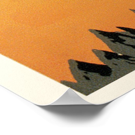 Vintages WPA-Poster für Naturparks Poster (Ecke)