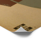 Vintages WPA-Poster mit besserem Wohnraum Poster (Ecke)