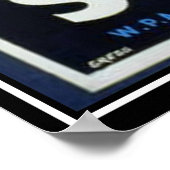 Vintages WPA Poster Pate Show (Ecke)