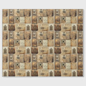 Vintages Wrapper-Papier Geschenkpapier (Flach)