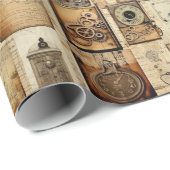 Vintages Wrapper-Papier Geschenkpapier (Rolleneckpunkt)