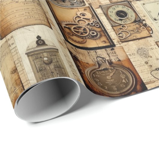 Vintages Wrapper-Papier Geschenkpapier (Rolleneckpunkt)