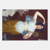 Vintages Wrapping-Papier für Frauen Geschenkpapier Set (Vorderseite 3)