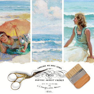 Vintages Wrapping-Papier für Frauen Geschenkpapier Set