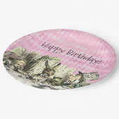 Vintages Wunderland Tee Rosa Party Teller (Schrägansicht)