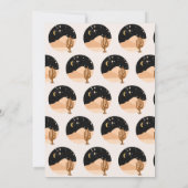 Vintages Wüsten-Brautparty Mitte des Jahrhunderts Einladung (Rückseite)