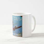 Vintages WW2 Classic Travel Poster Kaffeetasse (VorderseiteRechts)