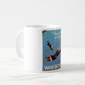 Vintages WW2 Classic Travel Poster Kaffeetasse (Vorderseite Links)