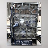 Vintages WW2 Militärradio Poster (Vorne)