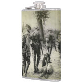 Vintages WWI-Foto 8oz Flask Flachmann (Links)