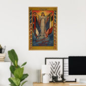 Vintages WWI Peace Justice Liberty Poster (Heimbüro)