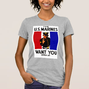 Vintages WWI-Programm zur Einstellung von Schiffen T-Shirt