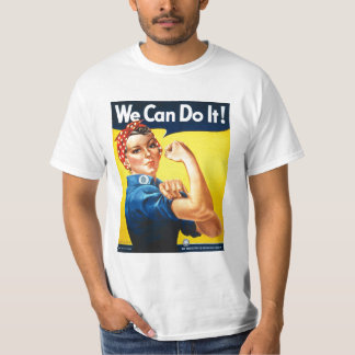 Vintages WWII Plakat können wir es tun T-Shirt