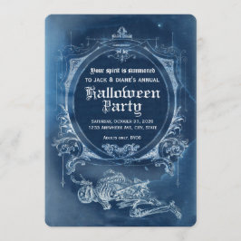 Vintages X-Ray Halloween Einladung Memento Mori