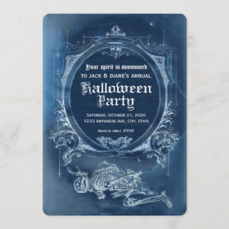 Vintages X-Ray Halloween Einladung Memento Mori