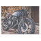 Vintages Yamaha-Motorrad-Dekoupage