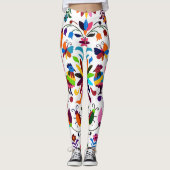 Vintages Yoga im Sommer Leggings (Vorderseite)