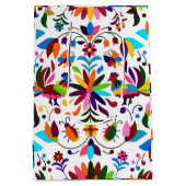 Vintages Yoga im Sommer Mittlere Geschenktüte (Rückseite)