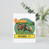 Vintages Yukon-Territorium Postkarte (Stehend Vorderseite)