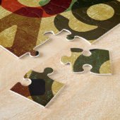 Vintages Zahlpuzzlespiel Puzzle (Seite)