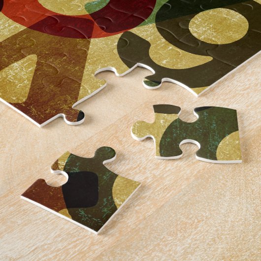 Vintages Zahlpuzzlespiel Puzzle (Seite)