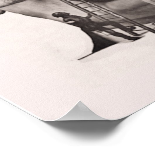 Vintages Zahnpflegelposter Poster (Ecke)