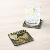 Vintages Zauberposter, Magician Bancroft und Löwe Getränkeuntersetzer (Rechte Seite)