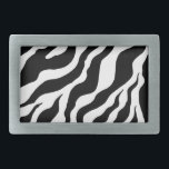 Vintages Zebra Print Belt Buckle Geschenk Rechteckige Gürtelschnalle<br><div class="desc">Das Design stammt aus der Originalkunst.</div>