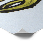 Vintages Zeichen des Zodiaks, Krebs der Krebs Poster (Ecke)