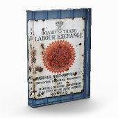 VINTAGES ZEICHEN FOTOBLOCK (Links)
