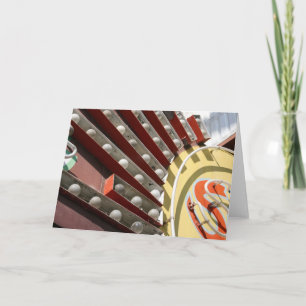 Vintages Zeichen Karte