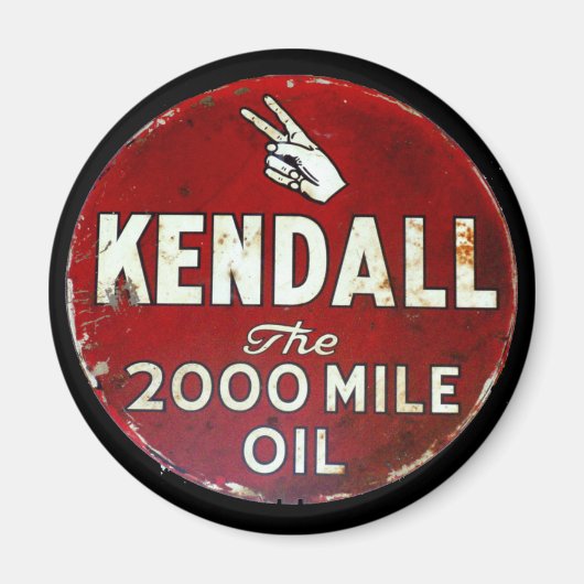 Vintages Zeichen Magnet (Vorne)