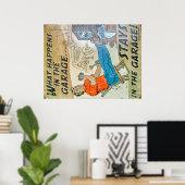 Vintages Zeichen Poster (Heimbüro)