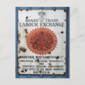 VINTAGES ZEICHEN POSTKARTE (Vorderseite)