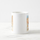 Vintages Zeichnen: As-Ritter Kaffeetasse (Mittel)