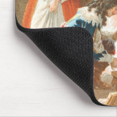 Vintages Zeichnen: Aschenputtel und der Mousepad (Ecke)