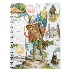 Vintages Zeichnen: Kolumbien und Ecuador Notizblock