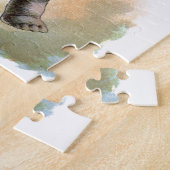 Vintages Zeichnen: Zirkus-Elefant Puzzle (Seite)