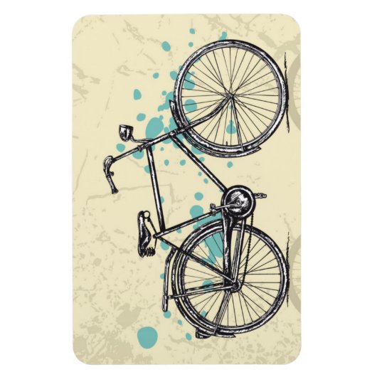 Vintages Zeichnend Rad Magnet (Vertikal)