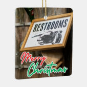 Vintages Zeigehandzeichen Keramikornament (Rechts)