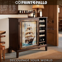 Vintages Zeitungsblatt mit Segelgalerie