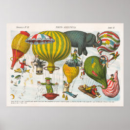 Vintages Zeitungscover-Plakat Poster