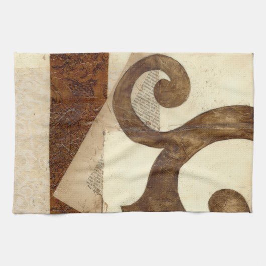 Vintages Zeitungsklettern Handtuch (Horizontal)