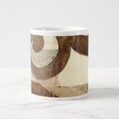 Vintages Zeitungsklettern Jumbo-Tasse (Vorderseite)