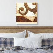 Vintages Zeitungsklettern Leinwanddruck (Insitu (Schlafzimmer))