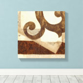 Vintages Zeitungsklettern Leinwanddruck (Insitu (Holzboden))