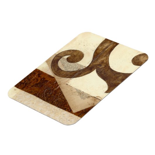 Vintages Zeitungsklettern Magnet (Linke Seite)