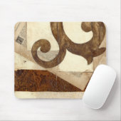 Vintages Zeitungsklettern Mousepad (Mit Mouse)